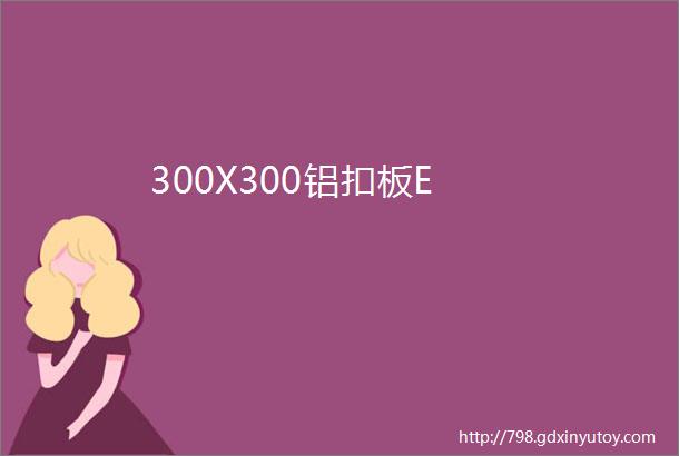 300X300铝扣板E