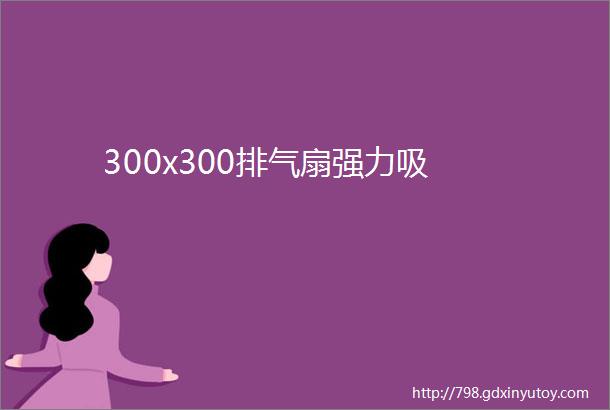 300x300排气扇强力吸