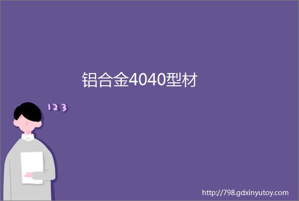 铝合金4040型材